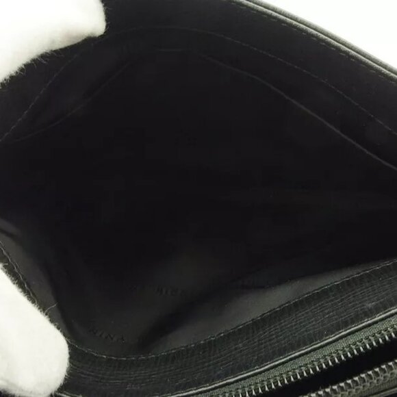 NINA RICCI Shoulder Bag NR Mark Leather Authentic Used - Picture 7 of 9